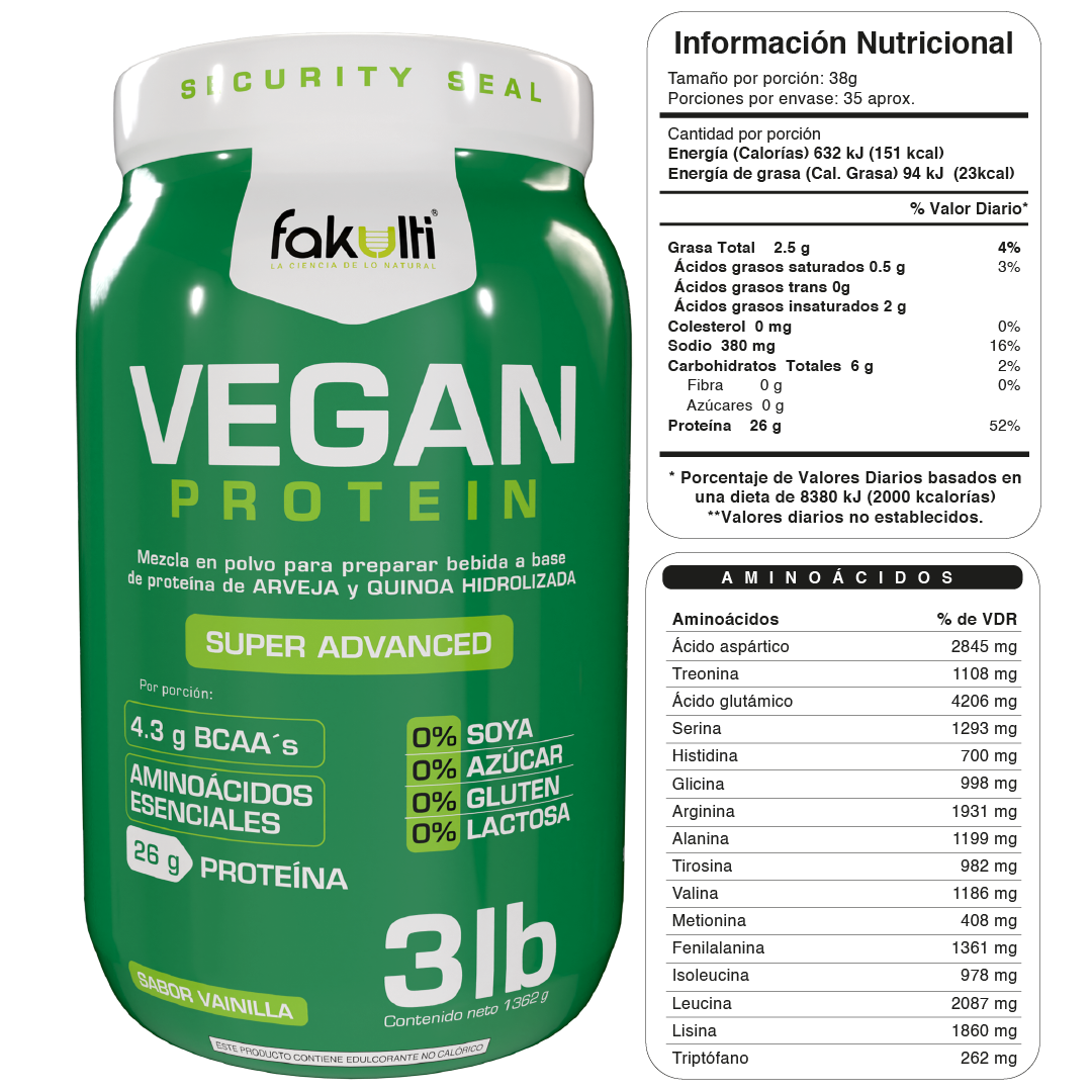 Vegan Protein 3lbs