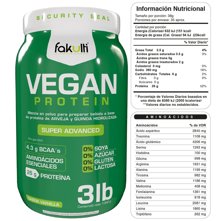 Vegan Protein 3lbs